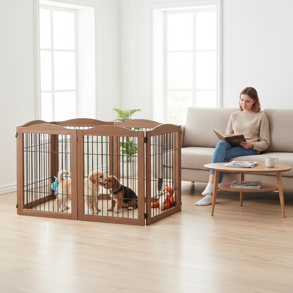 GOODNEST GROVE 6 | Timber Playpen & Barrier