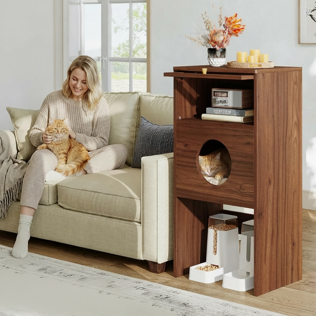 GOODNEST BURROW | Pet Nest Storage Cabinet