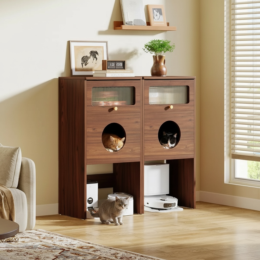GOODNEST BURROW | Pet Nest Storage Cabinet