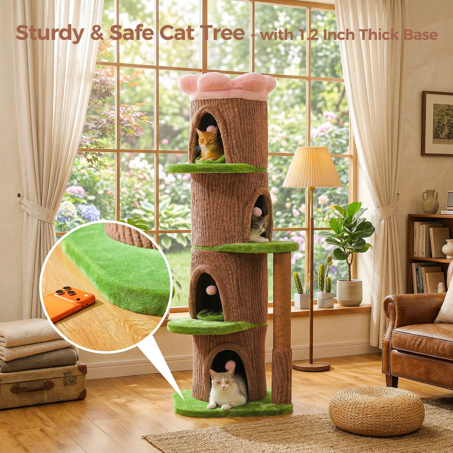 GOODNEST WARREN | 4-Condo Cat Tower