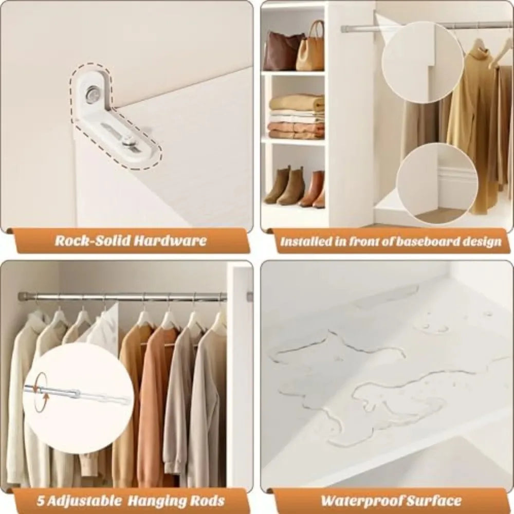 Range 12ft Open Closet Shelving System