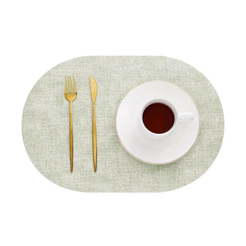 Lino Faux Leather Placemats