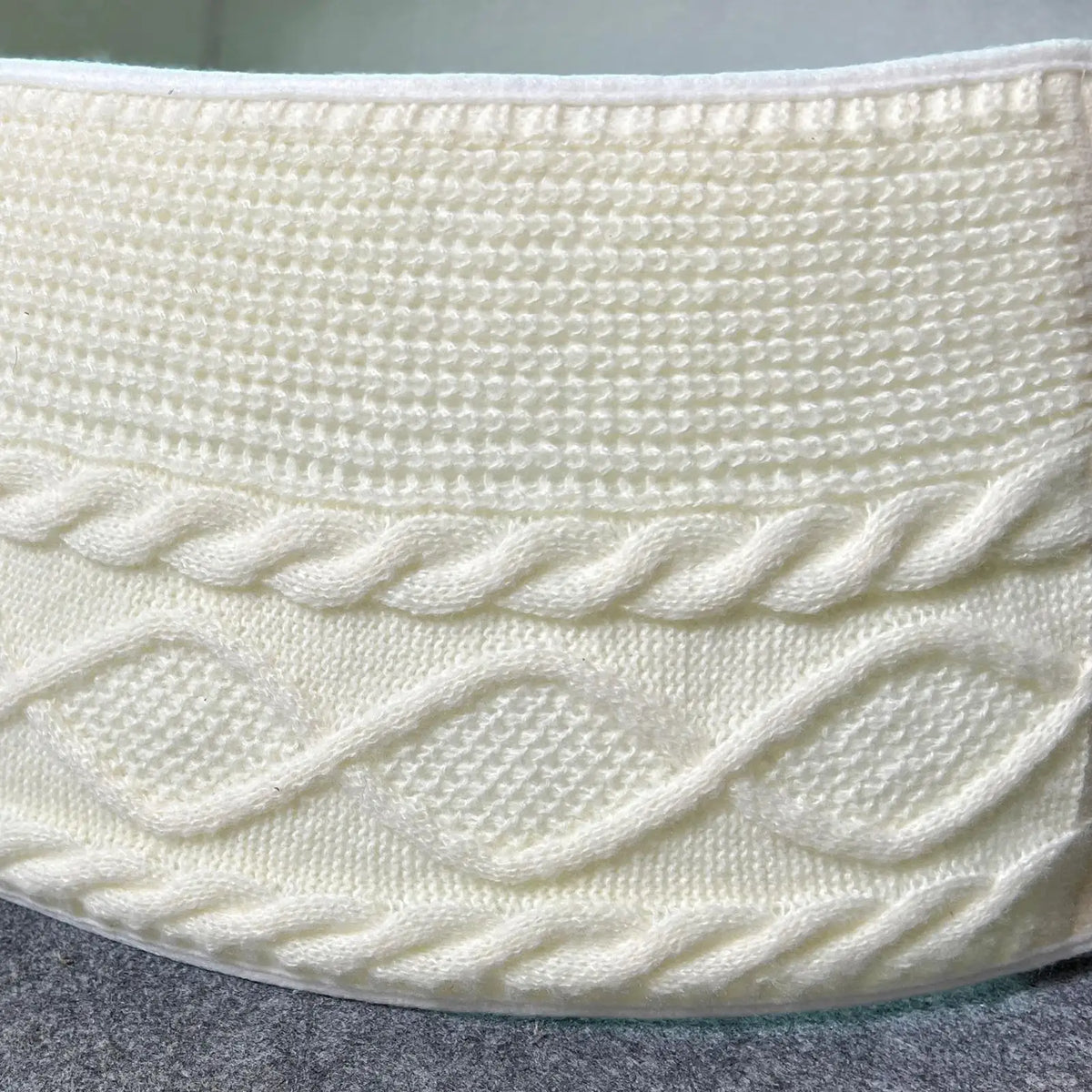 Cable Knitted Christmas Tree Collar