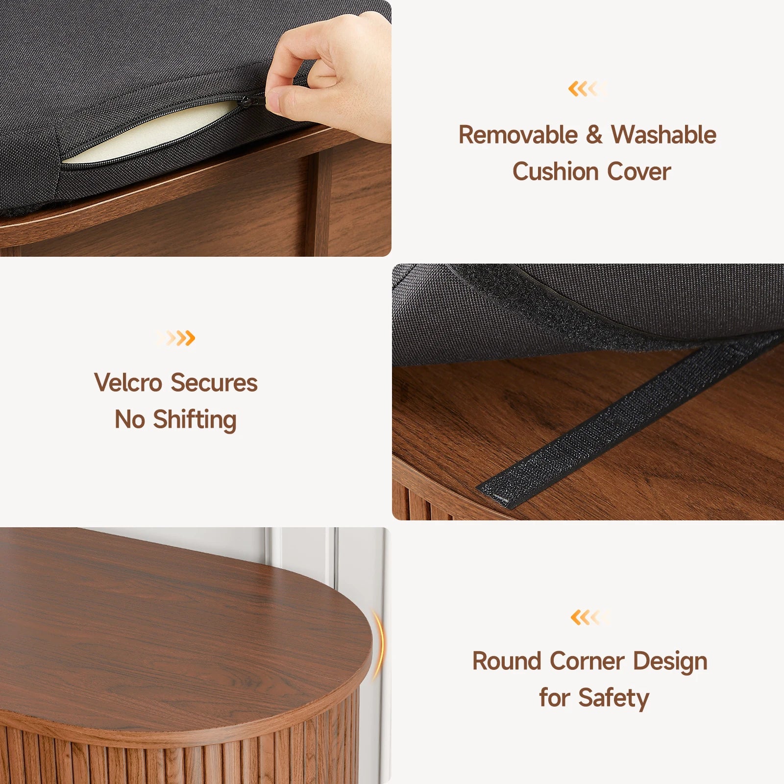 GOODNEST BENCH | Cushioned Shoe Storage Bench