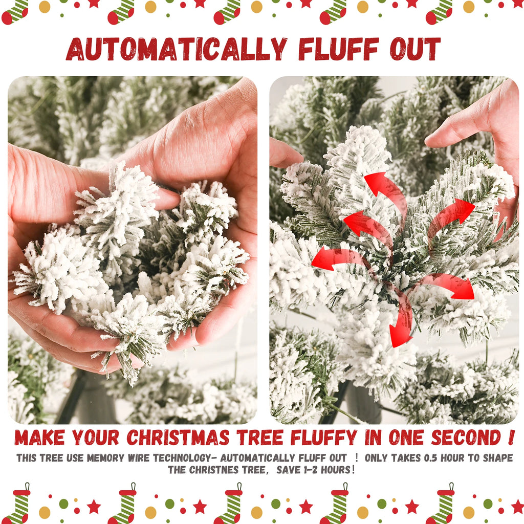 GOODNEST FROST | Flocked Christmas Tree