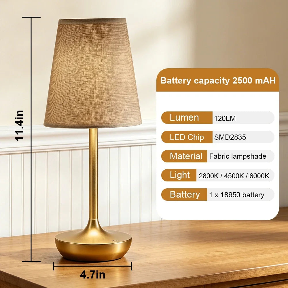 GOODNEST WICK | Rechargeable Bedside Lamp