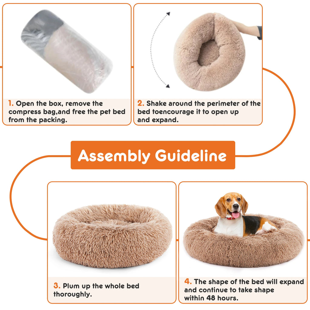 GOODNEST NEST | Calming Round Dog Bed