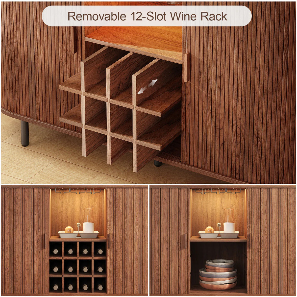 GOODNEST DECANTER | Lit Wine Bar Sideboard