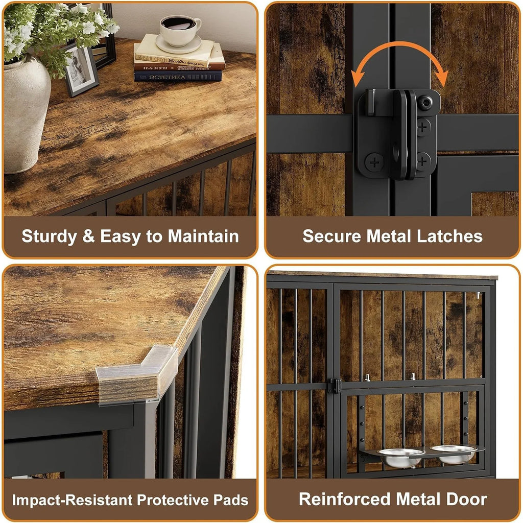GOODNEST CORNER | Corner Dog Crate End Table
