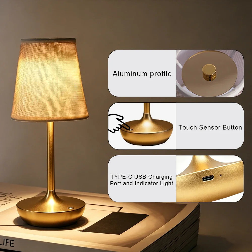 GOODNEST WICK | Rechargeable Bedside Lamp
