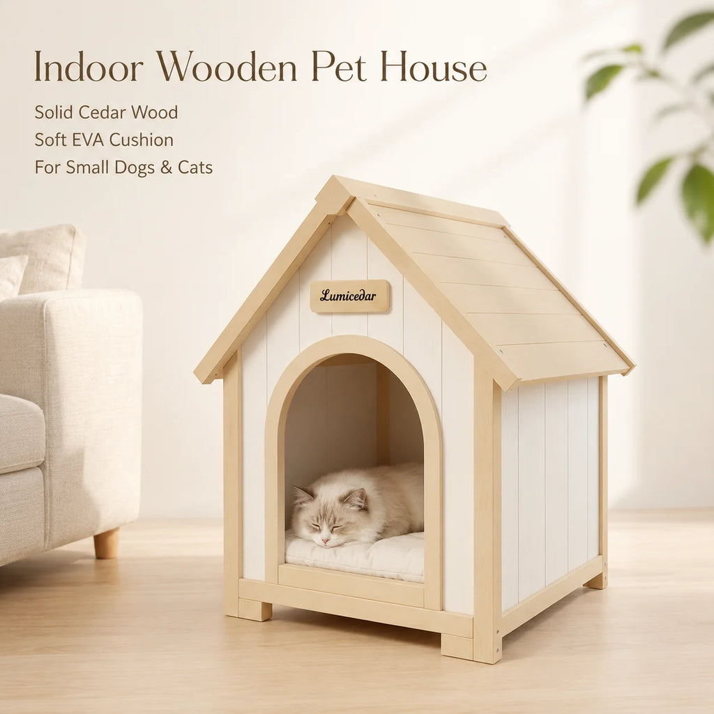 GOODNEST HUTCH | Indoor Wooden Dog & Cat House