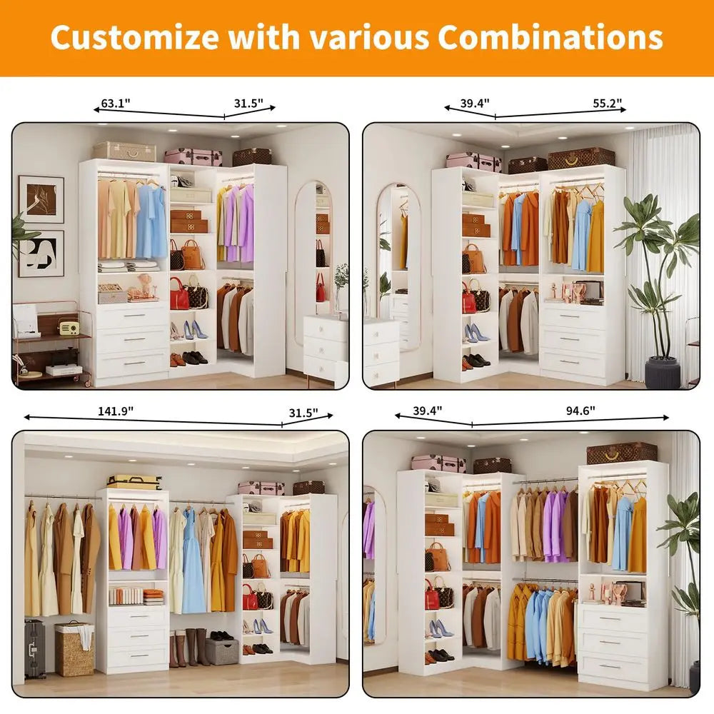 Atelier 58ft Walk-In Closet System