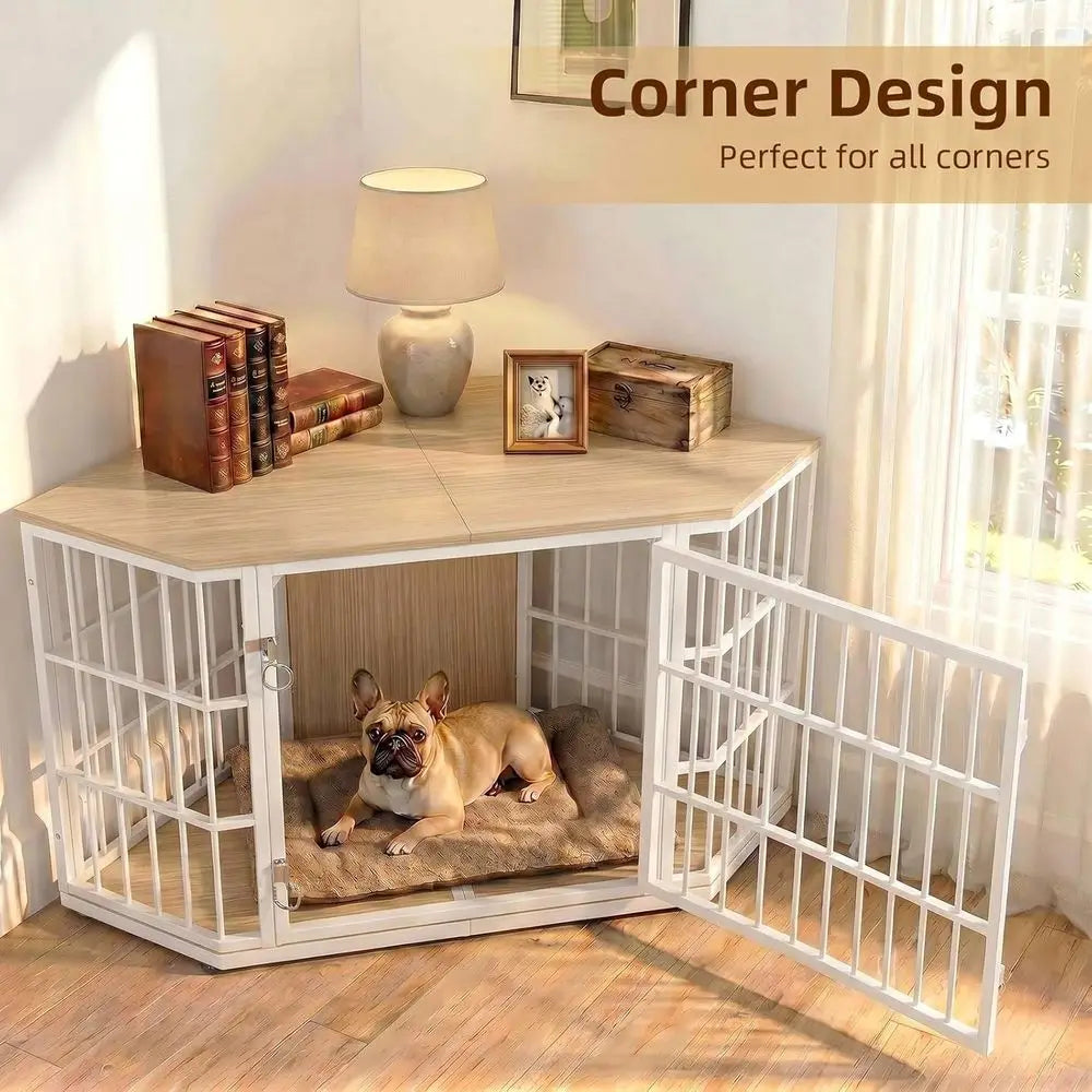 GOODNEST LODGE | 52" Dog Crate Console