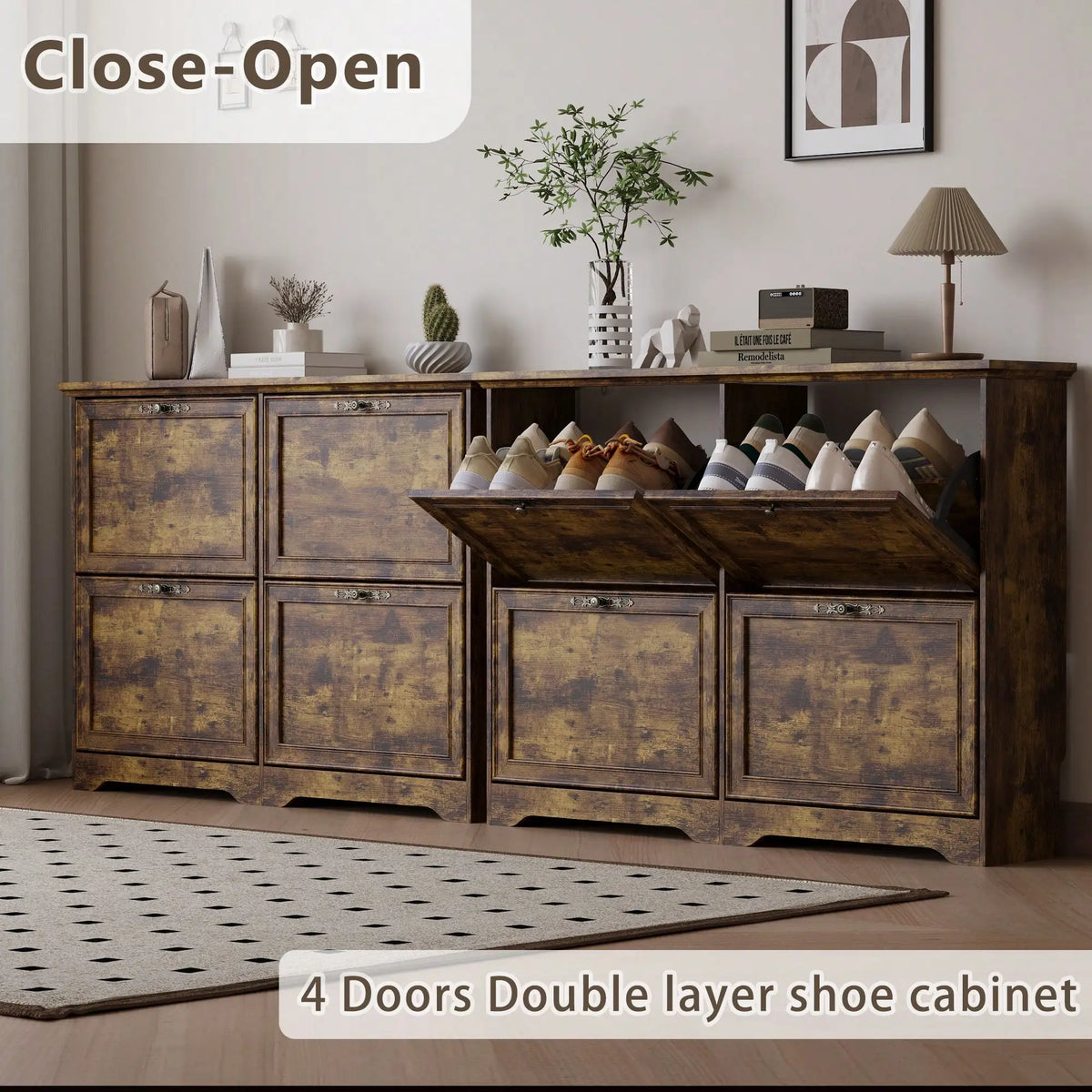 GOODNEST THRESHOLD | Slim Entryway Shoe Cabinet
