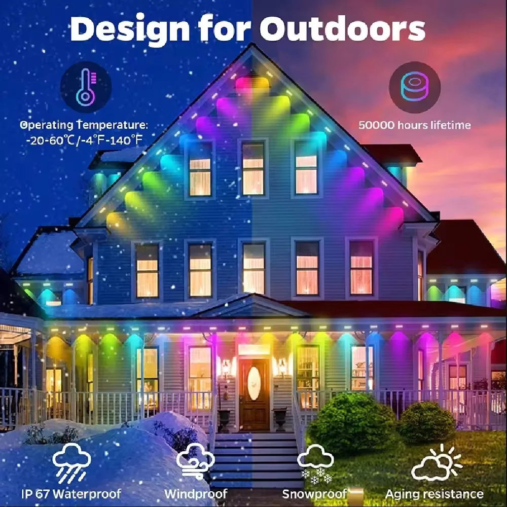 Ridgeline Permanent Smart Eave Lights