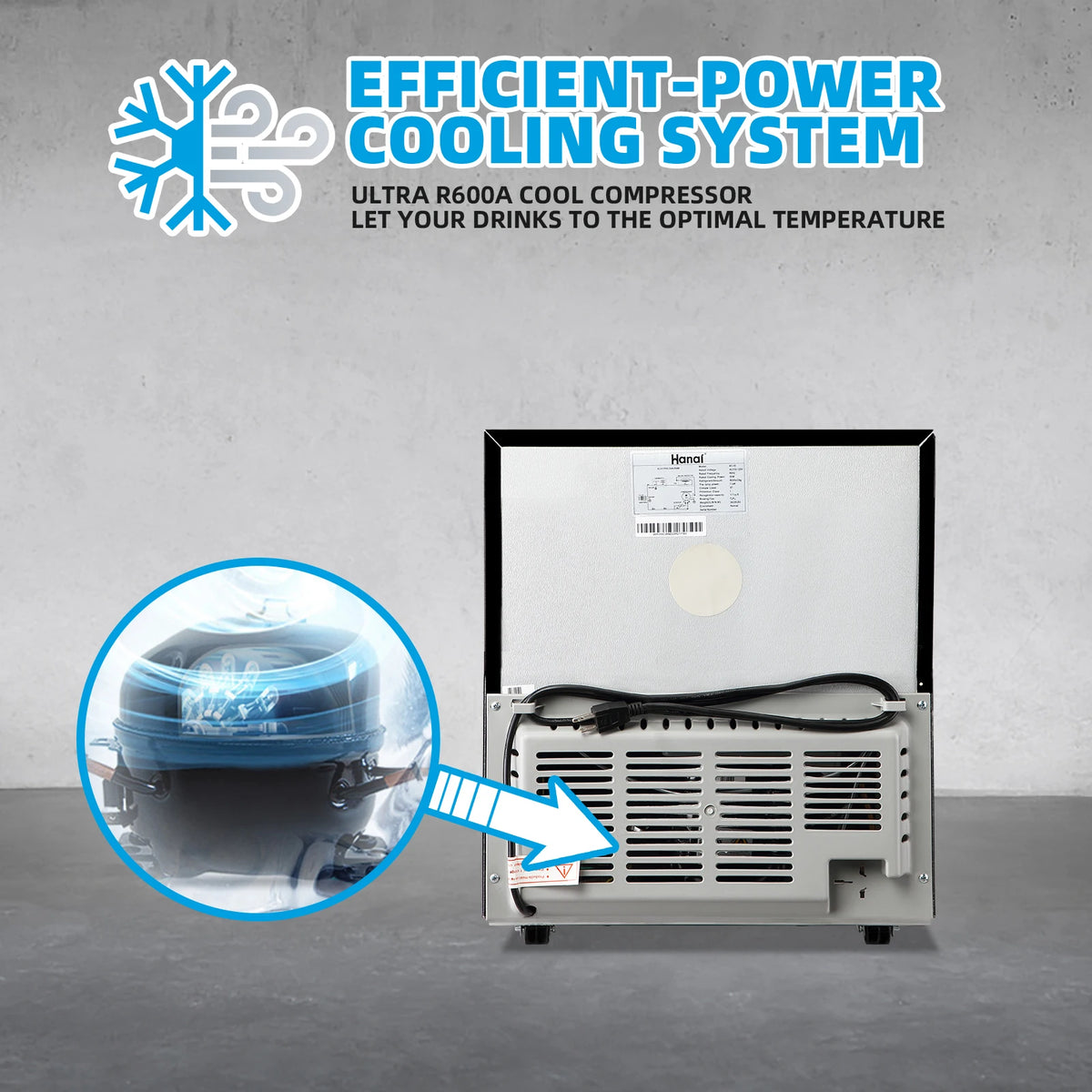 GOODNEST TAP | 85-Can Countertop Beverage Fridge