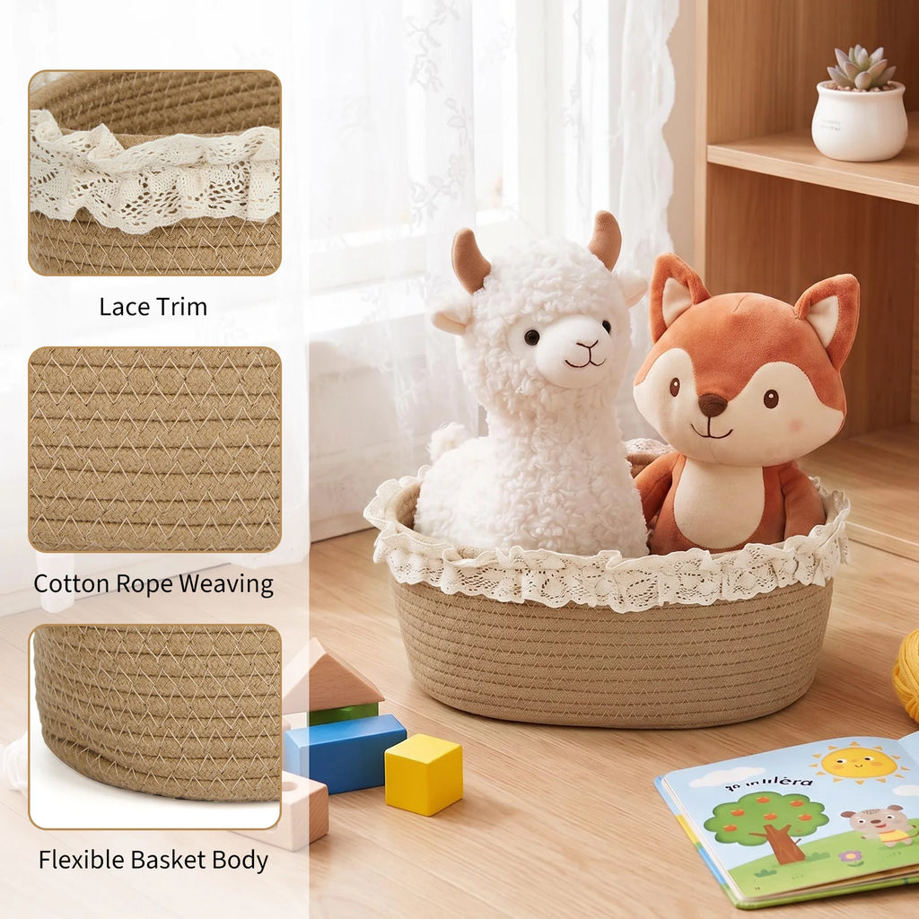 GOODNEST WEAVE | Cotton Rope Basket Set of 4