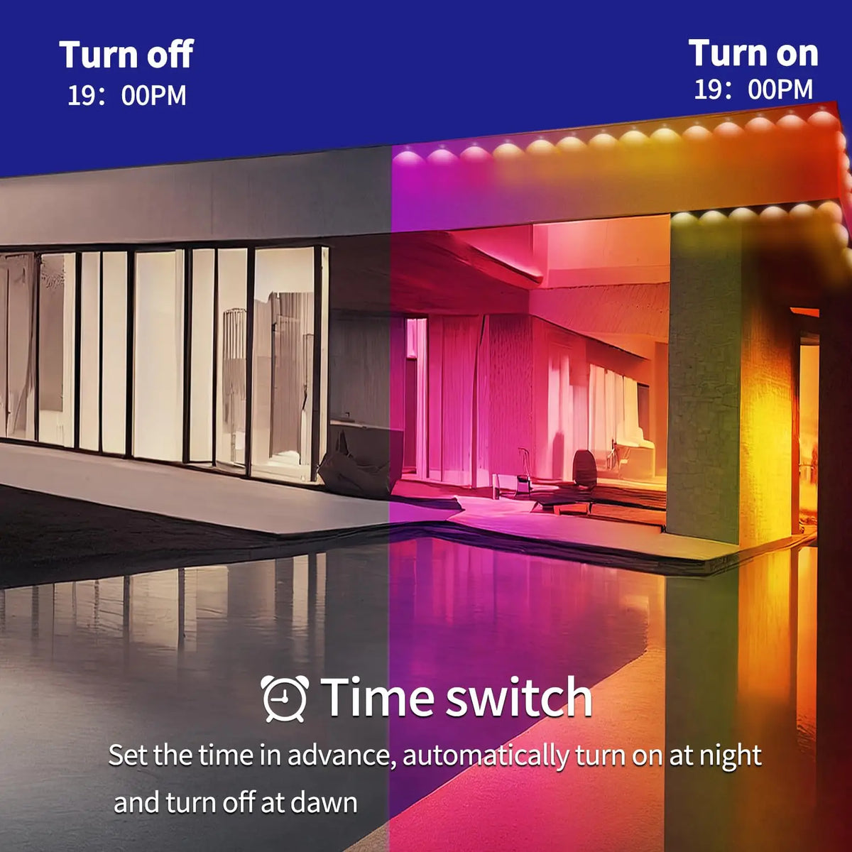 Eave 300ft Permanent Outdoor LED Lights