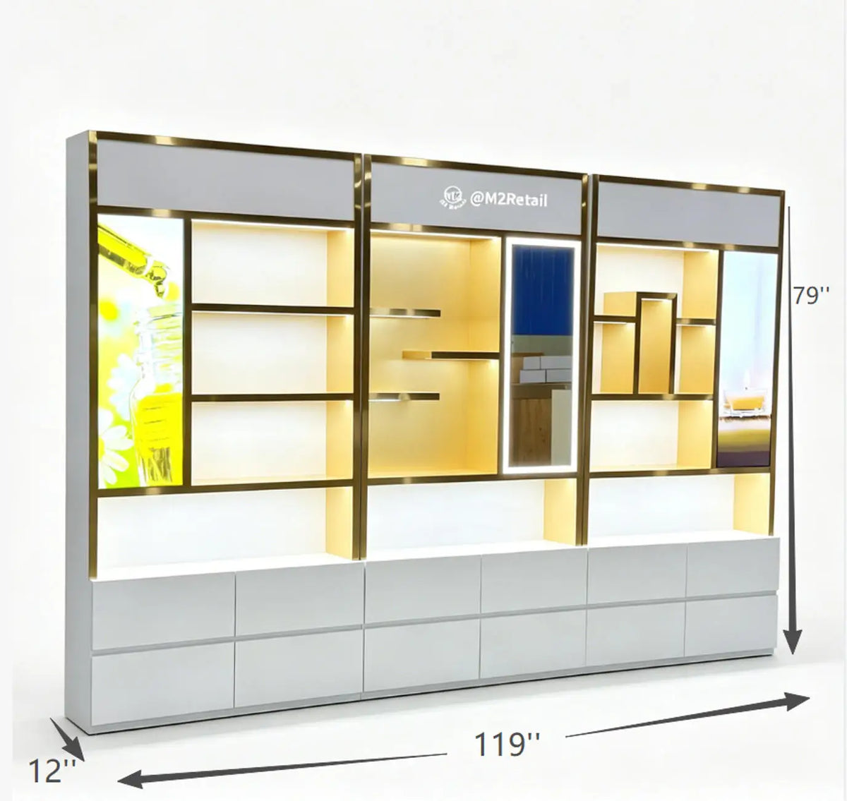 GOODNEST GALLERY | Steel Display Shelving Unit