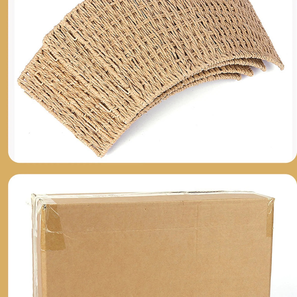 Rattan Woven Christmas Tree Collar