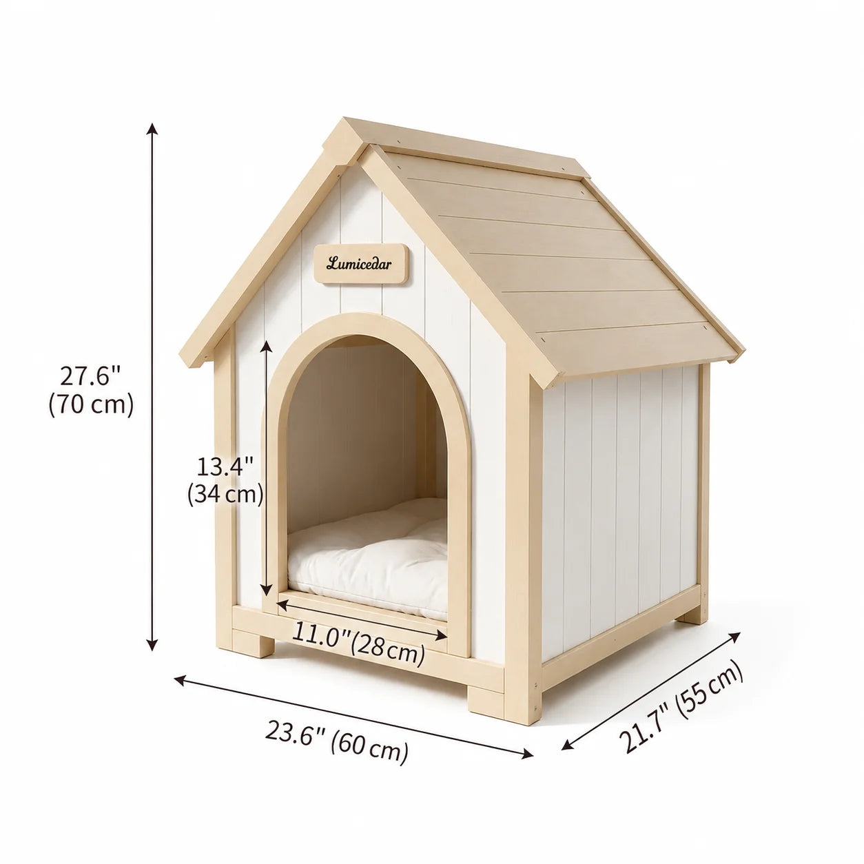 GOODNEST HUTCH | Indoor Wooden Dog & Cat House