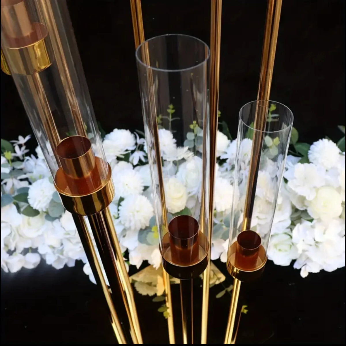 GOODNEST ASPEN | Gold 8-Arm Candle Holder