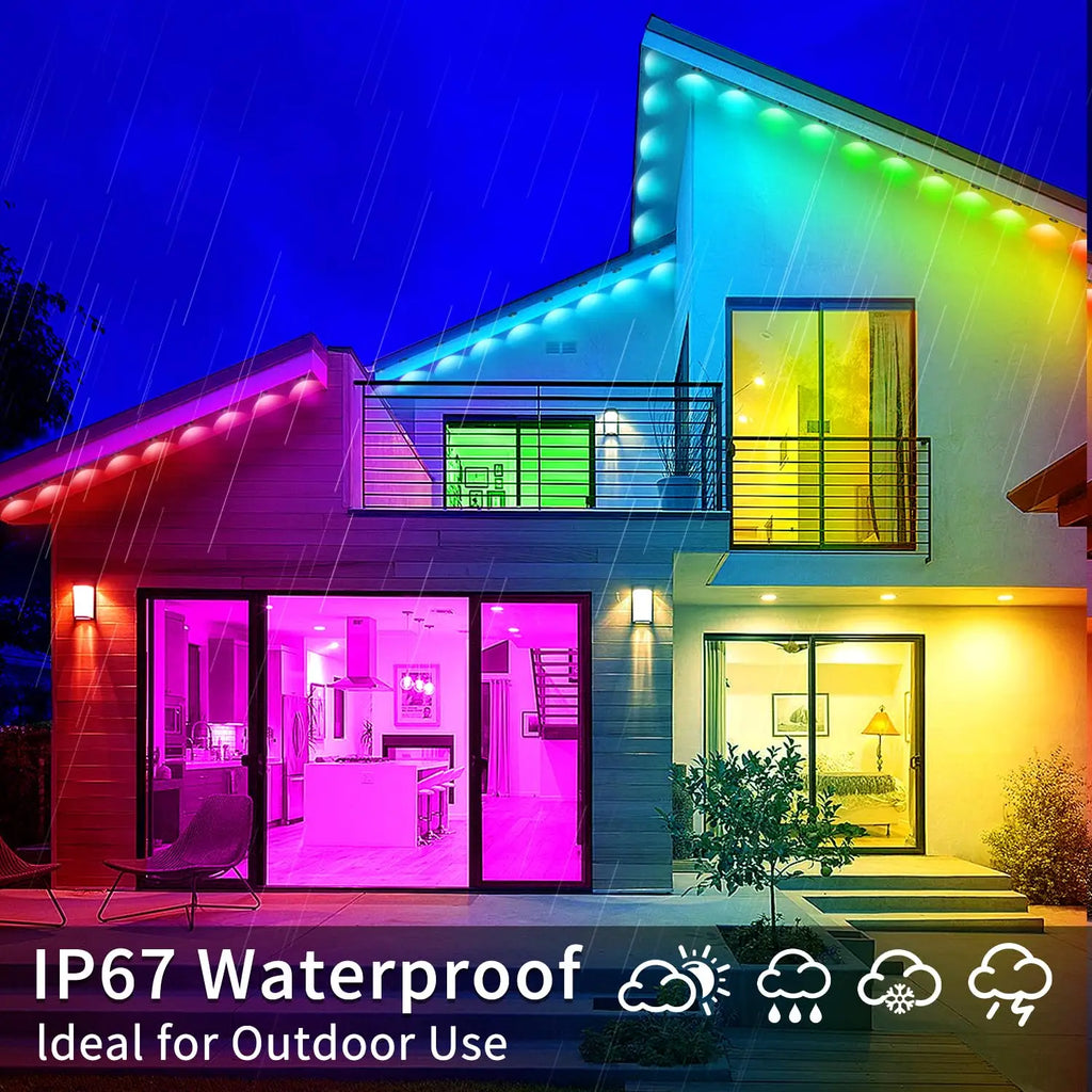 Eave 300ft Permanent Outdoor LED Lights