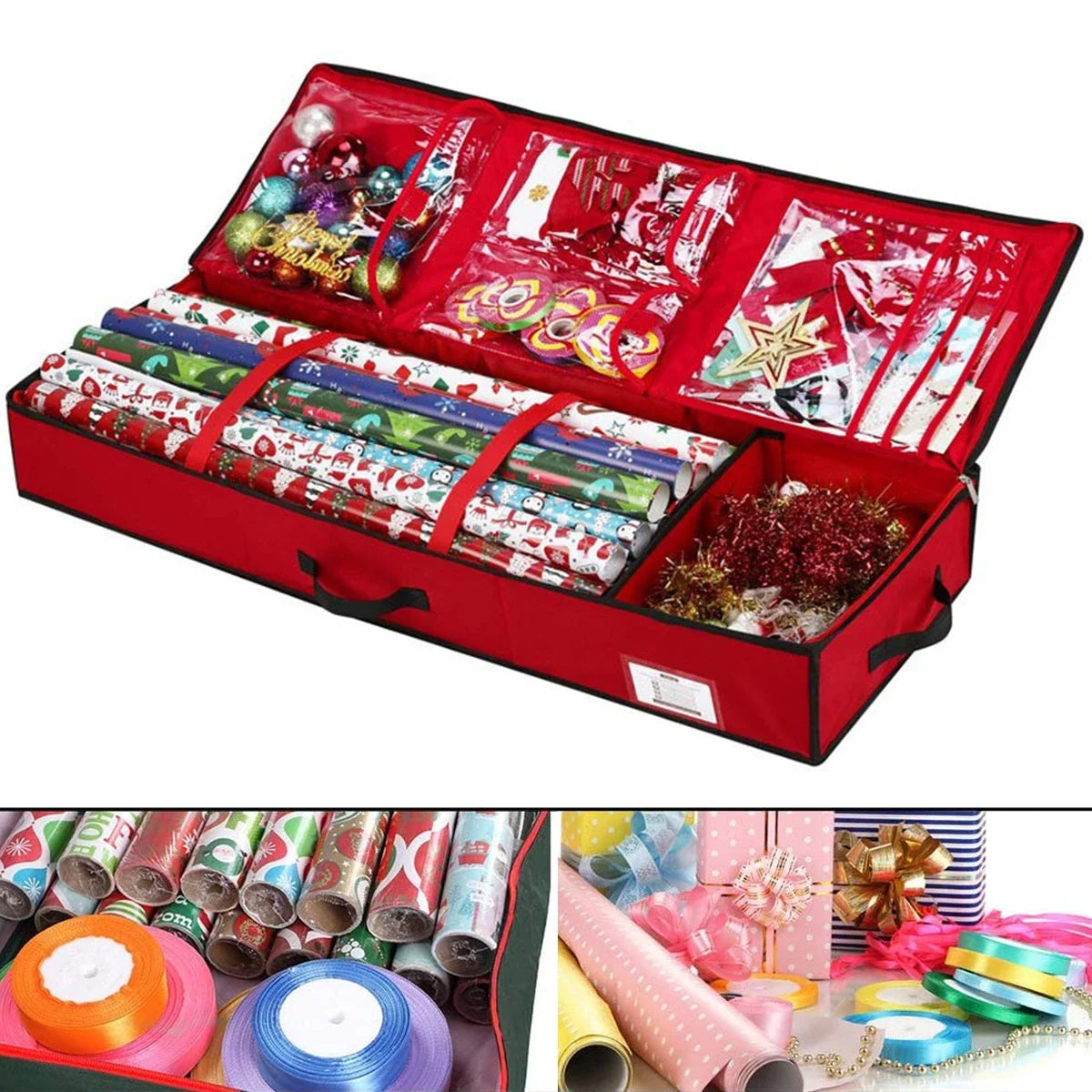 Quiver Gift Wrap Organizer Bag - GoodNest