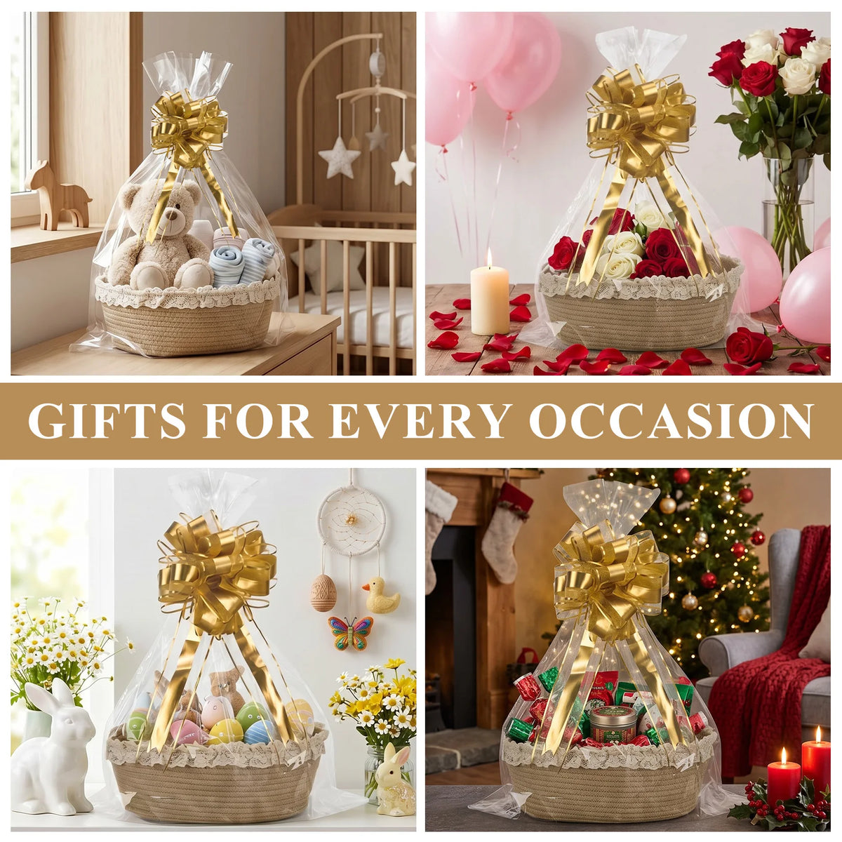GOODNEST WEAVE | Cotton Rope Basket Set of 4