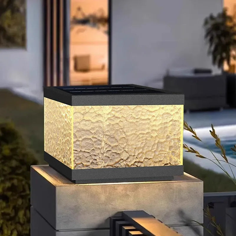 GOODNEST CAPSTONE | Solar Pillar Cap Light