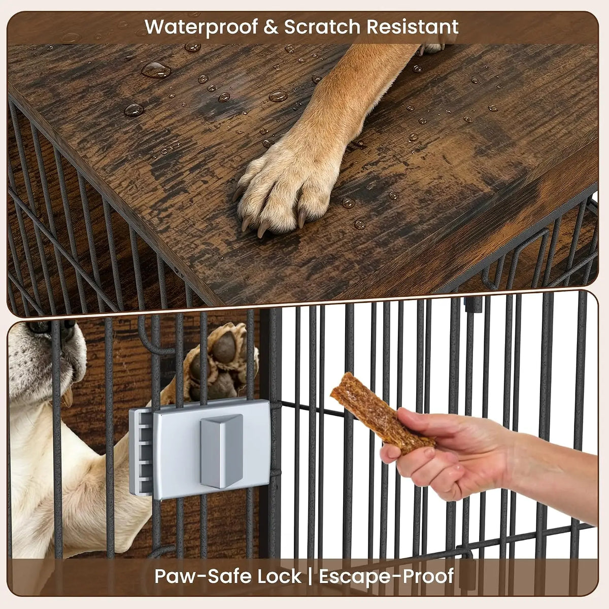 GOODNEST DEN | Wooden Dog Crate Side Table