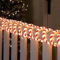 Ribbon 40ft LED Candy Cane Rope Lights - GoodNest