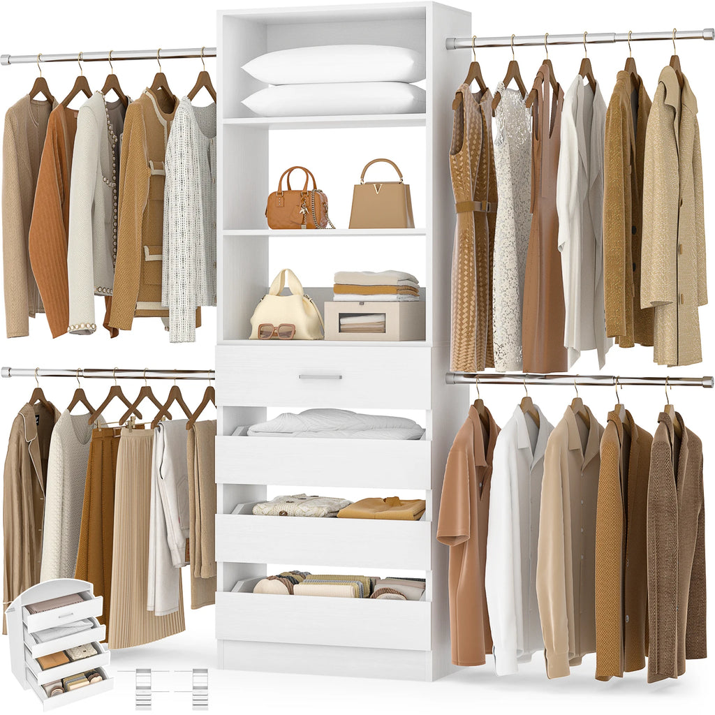 Vestry 9ft Closet System with Drawers