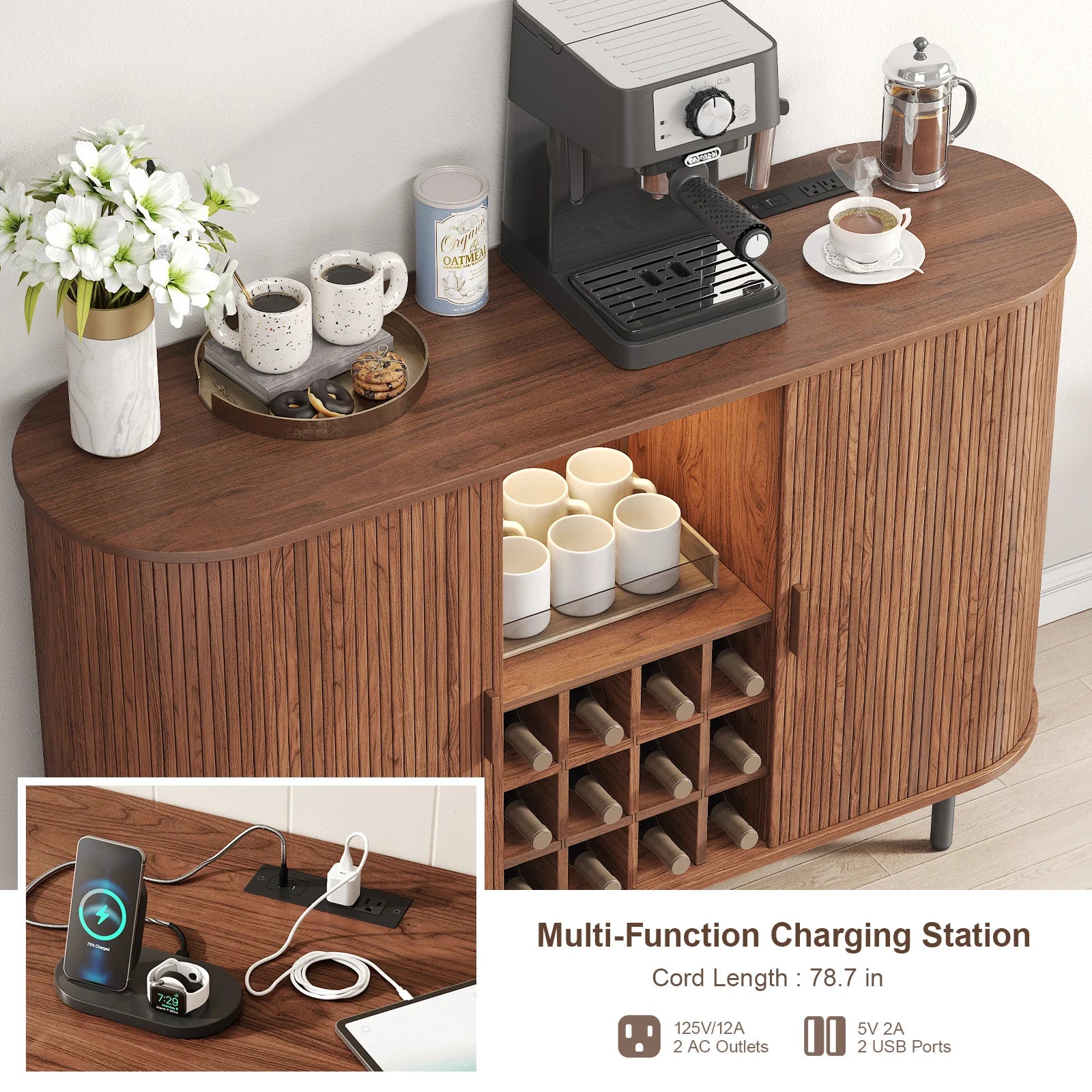 GOODNEST DECANTER | Lit Wine Bar Sideboard