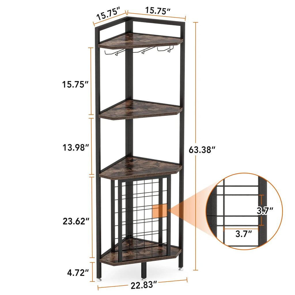 GOODNEST CORK | Corner Wine Rack Bar Shelf