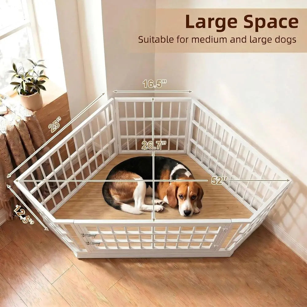 GOODNEST LODGE | 52" Dog Crate Console