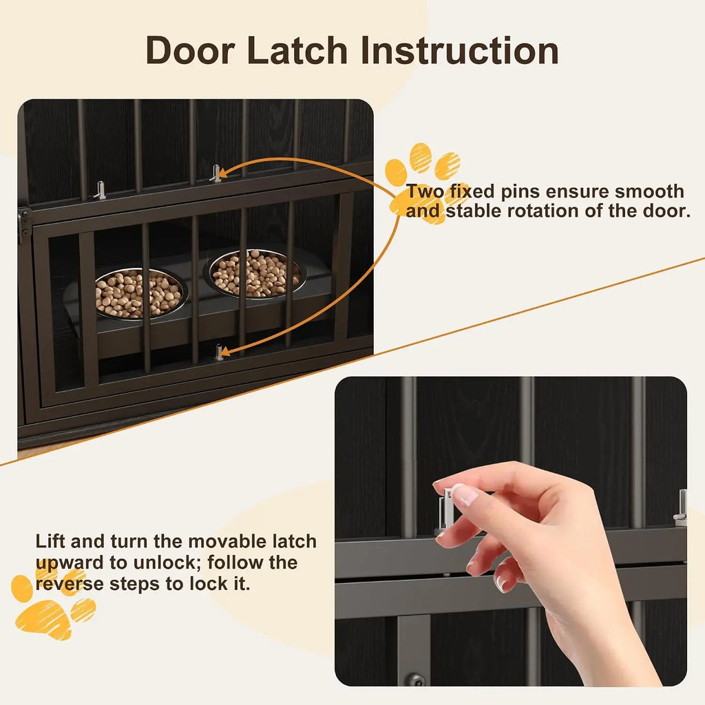 GOODNEST CORNER | Corner Dog Crate End Table