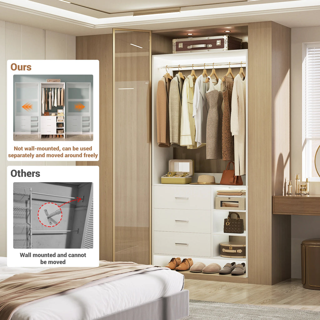 Alcove Compact Closet System