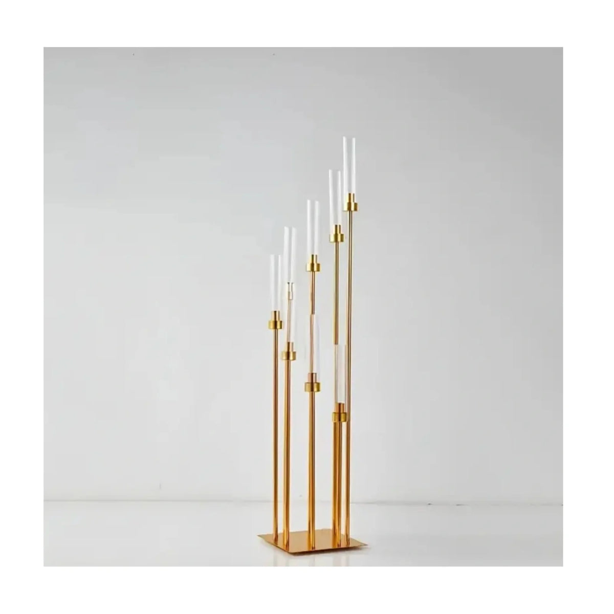 GOODNEST ASPEN | Gold 8-Arm Candle Holder