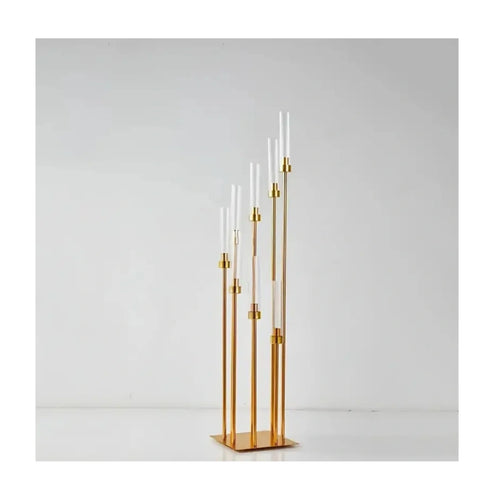 GOODNEST ASPEN | Gold 8-Arm Candle Holder