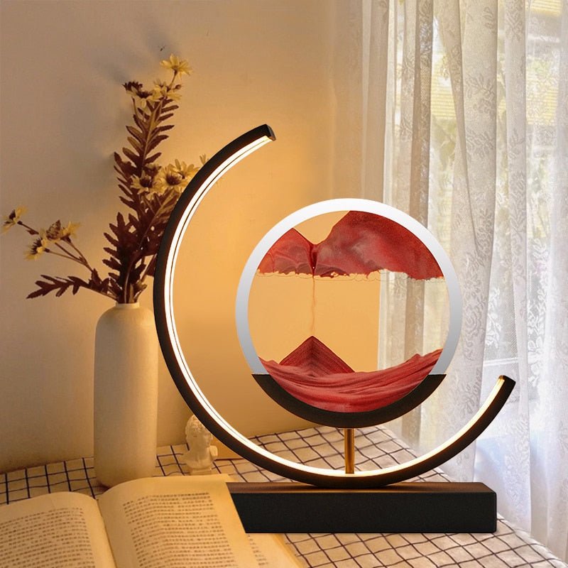 Dune 3D Moving Sand Art Table Lamp