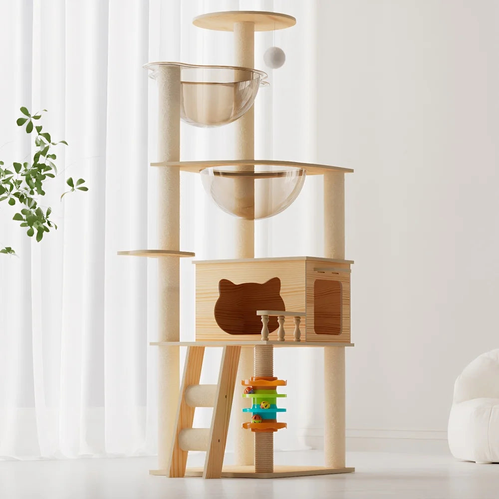 GOODNEST BRANCH | 59" Cat Tower with Hammock