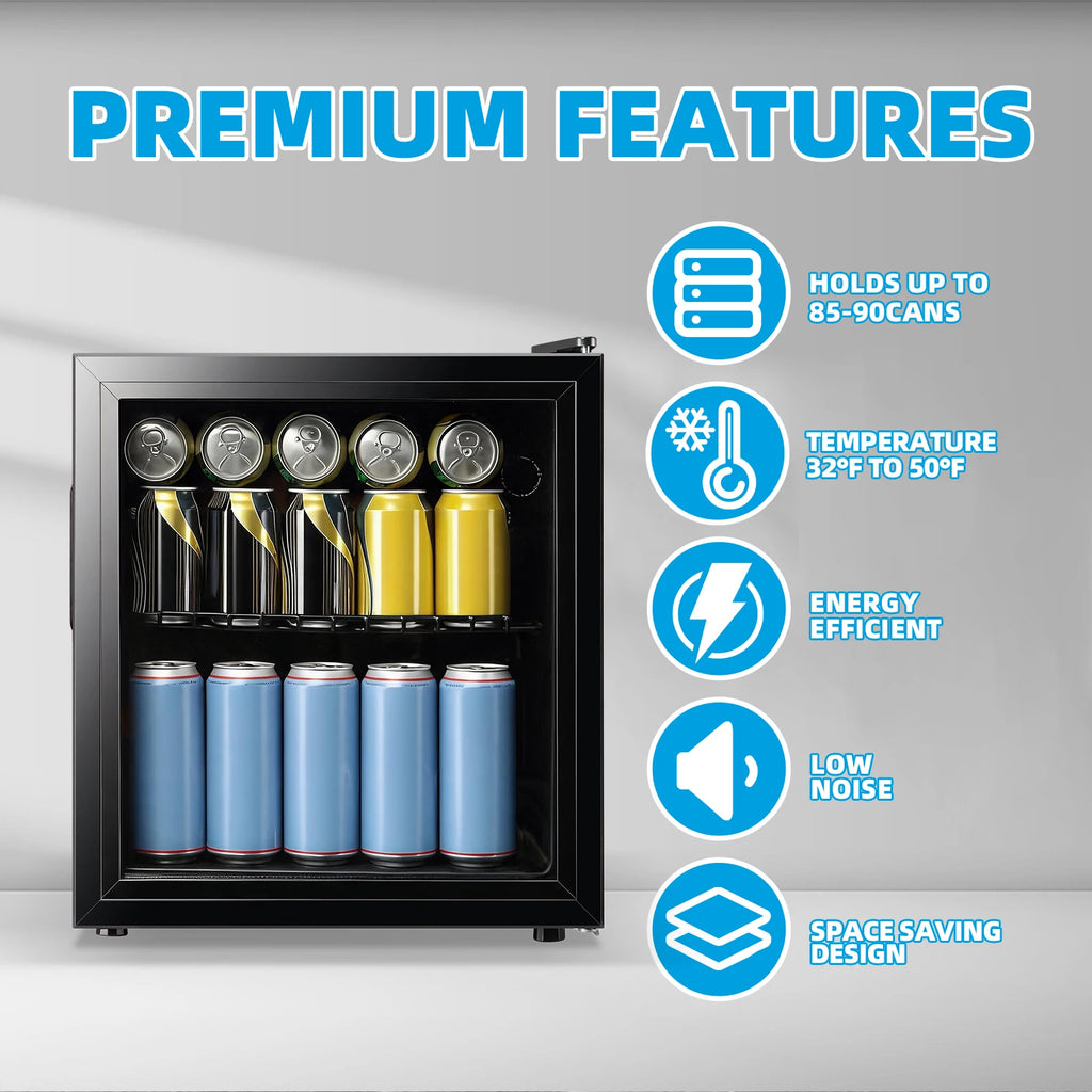 GOODNEST TAP | 85-Can Countertop Beverage Fridge