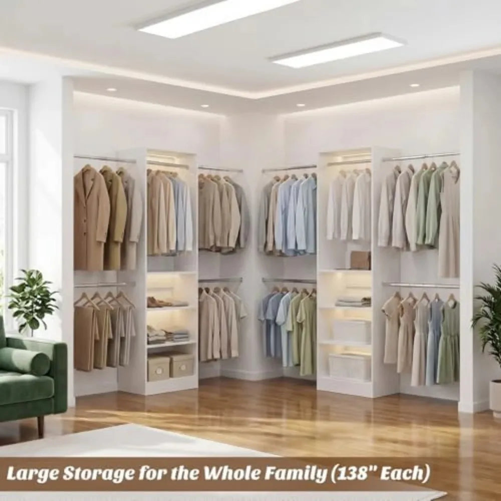Range 12ft Open Closet Shelving System