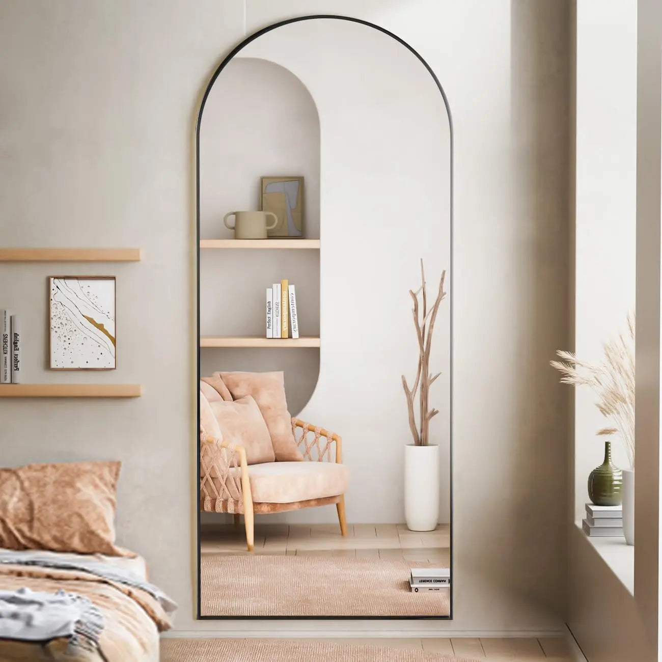 GOODNEST MONOLITH | 71" Arch Floor Mirror