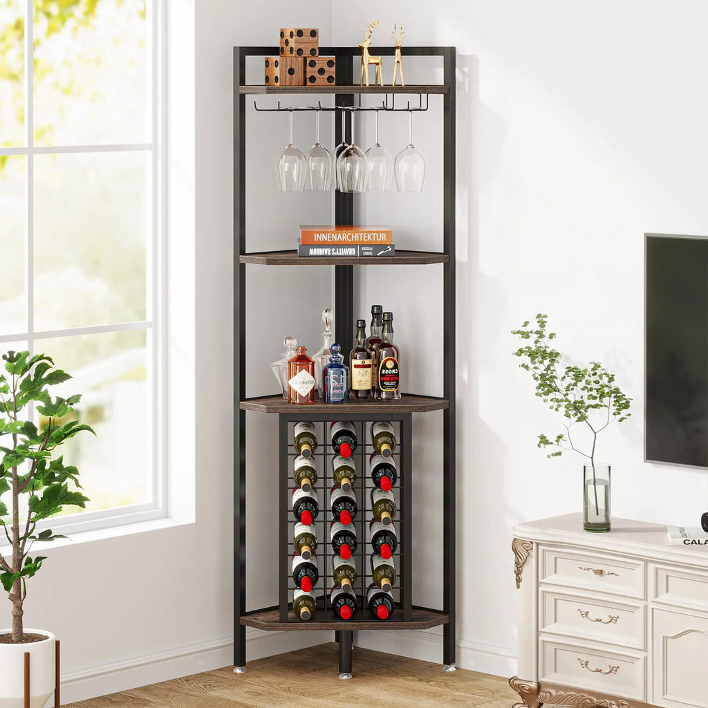 GOODNEST CORK | Corner Wine Rack Bar Shelf