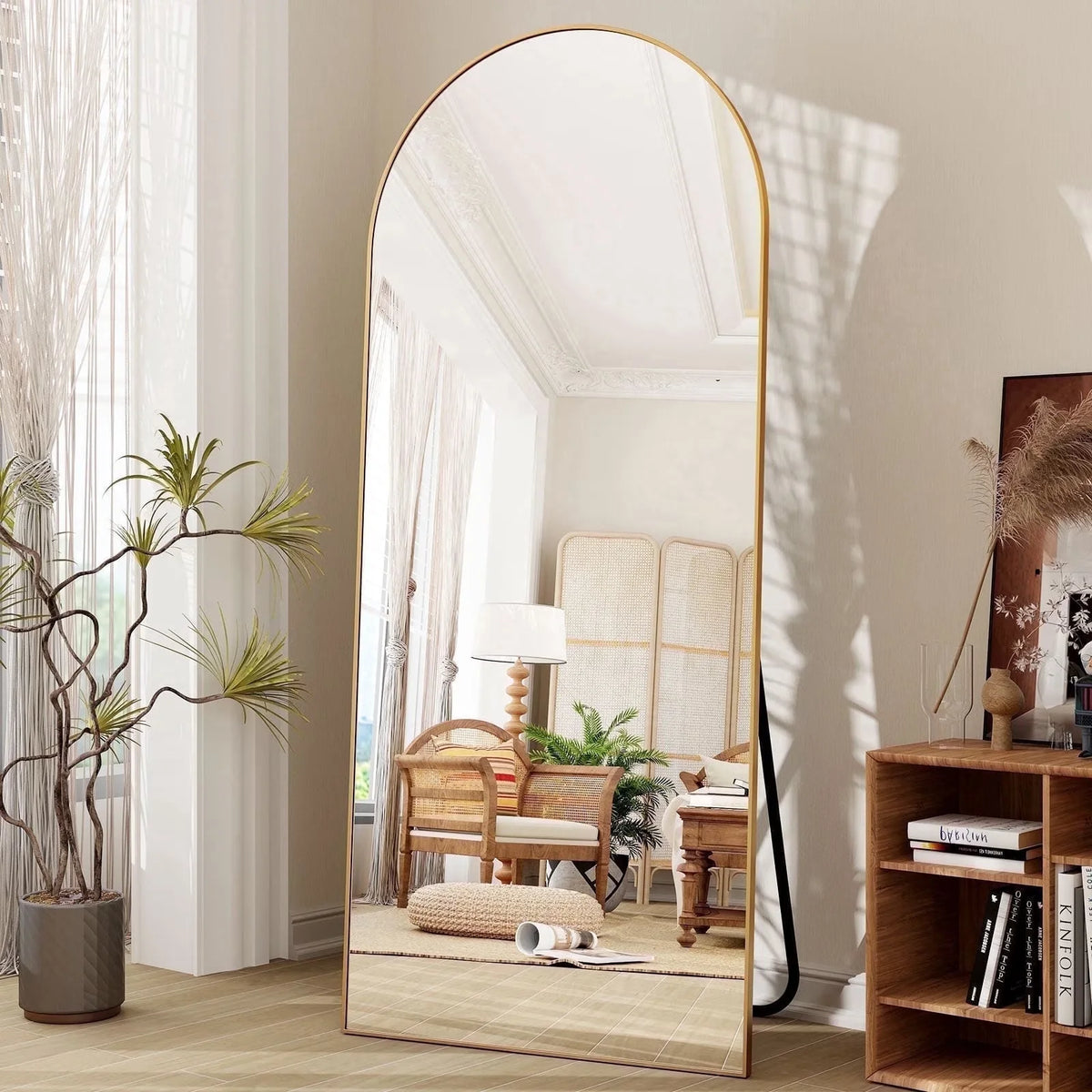 GOODNEST MONOLITH | 71" Arch Floor Mirror