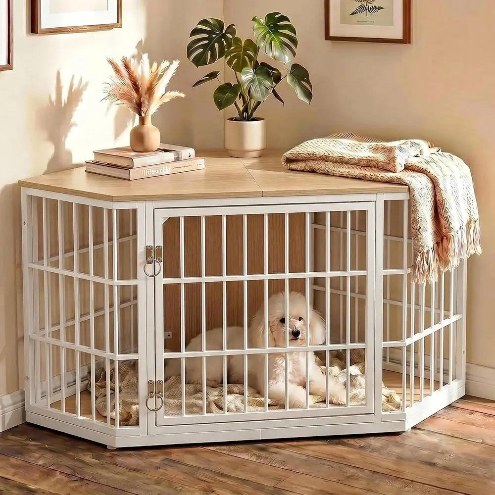 GOODNEST LODGE | 52" Dog Crate Console