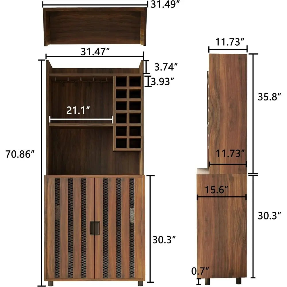 GOODNEST RESERVE | 70" Tall Wine Bar Cabinet
