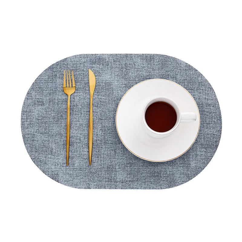 Lino Faux Leather Placemats